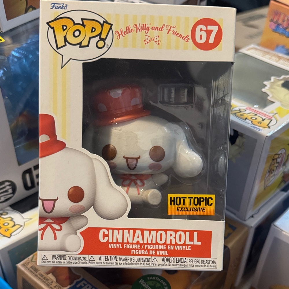 Funko Cinnamoroll with Red Hat Exclusive